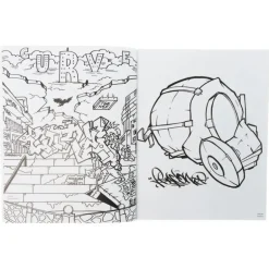 American Graffiti Coloring Book