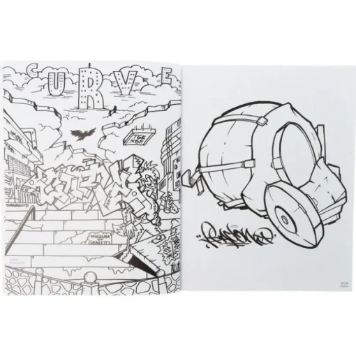 American Graffiti Coloring Book