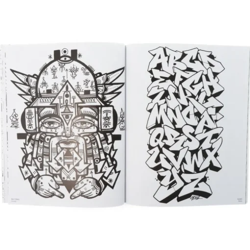 American Graffiti Coloring Book