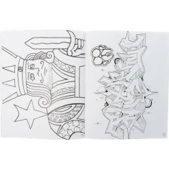 American Graffiti Coloring Book