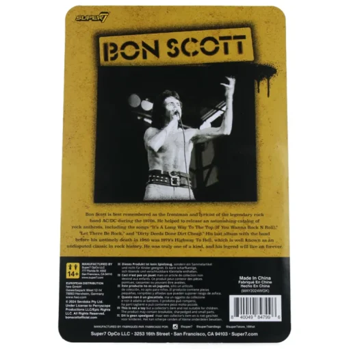 Bon Scott (Leopard Print) - ReAction Figures wave 2