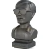 CERAMIK Andy Warhol Bust 60s ASH GOLD