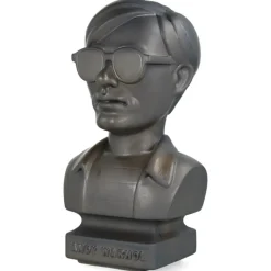 CERAMIK Andy Warhol Bust 60s ASH GOLD