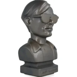 CERAMIK Andy Warhol Bust 60s ASH GOLD