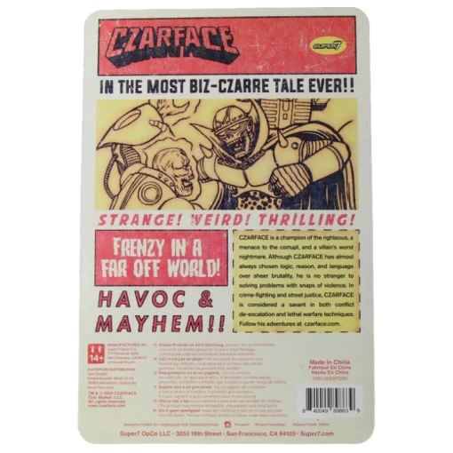 Czarface (Orange and Black) - ReAction Figures wave 11