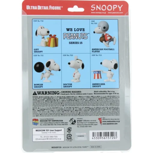 Figurine UDF Peanuts Series 15 - American Football Player Snoopy