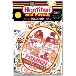 Hentitan and Friends - Yellow Sticker Pack