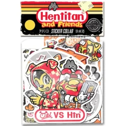 Hentitan and Friends - Yellow Sticker Pack