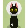 Komboh - Bandage Cat Giclee Print