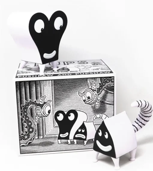 Pupshaw & Pushpaw - Black & white edition