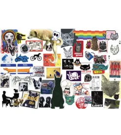 Vol pegatinas. 2: Desde punk rock hasta arte contemporáneo