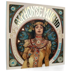 Alphonse Mucha Coloring Book