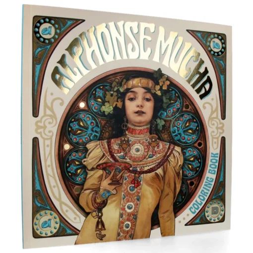 Alphonse Mucha Coloring Book