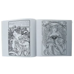 Alphonse Mucha Coloring Book