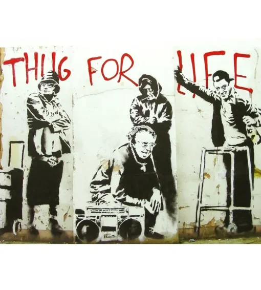 Banksy - You're an acceptable level of threat...