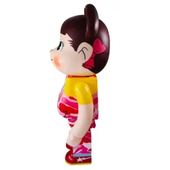1000% Bearbrick BAPE × Pekochan (Pink)