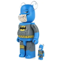 400% + 100% Bearbrick Batman Dark Knight (TDKR Blue Ver.)