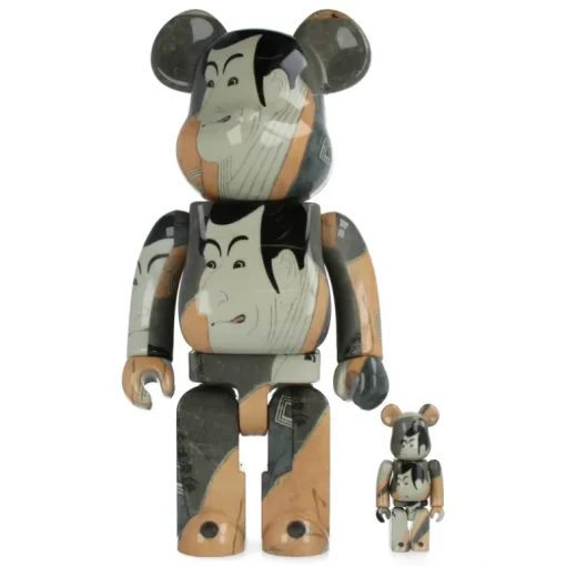 400% + 100% Bearbrick Boston Museum Toshusai Sharaku Ichikawa Ebizo Takemura Sadanoshin