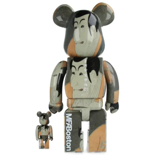 400% + 100% Bearbrick Boston Museum Toshusai Sharaku Ichikawa Ebizo Takemura Sadanoshin