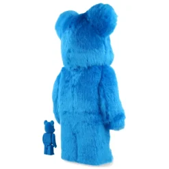 400% + 100% Bearbrick Coin Parking Delivery x Sesame Street Elmo (CPD Ver.) and Shiraishi-San (Sesame Street Ver.)