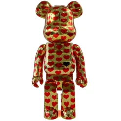 400% + 100% Bearbrick Corazón de oro