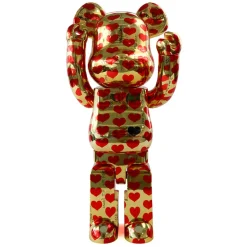 400% + 100% Bearbrick Corazón de oro