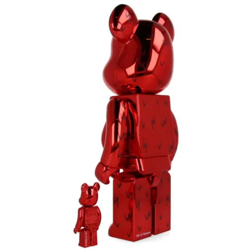 400% + 100% Bearbrick Elmo Chrome Ver.
