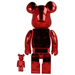 400% + 100% Bearbrick Elmo Chrome Ver.