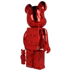 400% + 100% Bearbrick Elmo Chrome Ver.