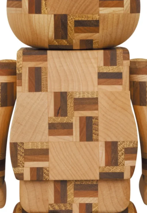 400% Bearbrick Karimoku Yosegi Chess