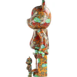 400% + 100% Bearbrick Keith Haring Special BWWT