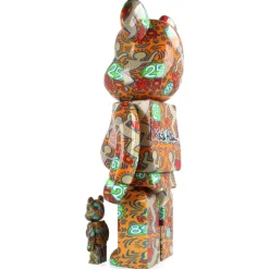 400% + 100% Bearbrick Keith Haring Special BWWT