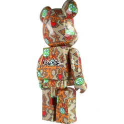 400% + 100% Bearbrick Keith Haring Special BWWT