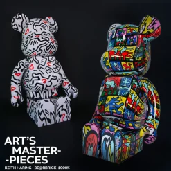1000% Bearbrick Keith Haring 10