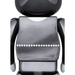 1000% Bearbrick Kiss Star Child Chrome Ver.