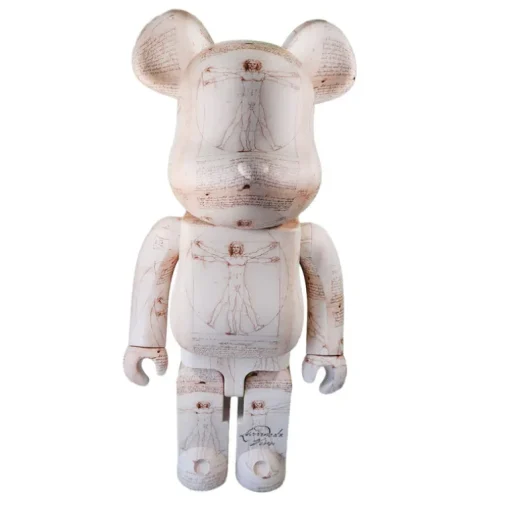 1000% Bearbrick Leonardo Da Vinci - Hombre de Vitruvio