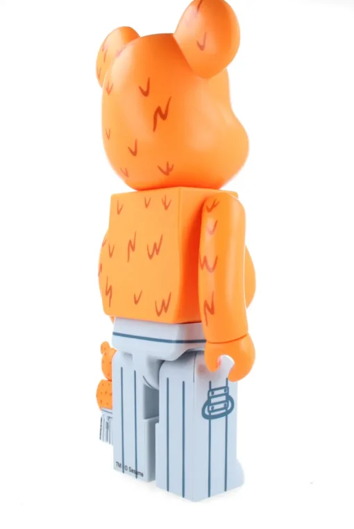 400% + 100% Bearbrick Oscar the Grouch (The Original Orange Fur Ver.)