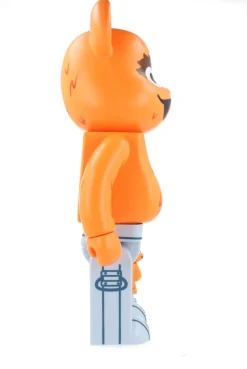 400% + 100% Bearbrick Oscar the Grouch (The Original Orange Fur Ver.)