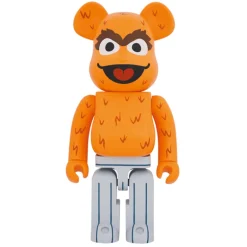1000% Bearbrick Oscar the Grouch (The Original Orange Fur Ver.)