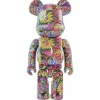 1000% Bearbrick Psicodélico paisley