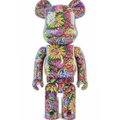 1000% Bearbrick Psicodélico paisley