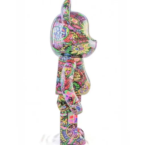 1000% Bearbrick Psicodélico paisley