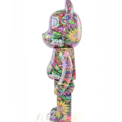 1000% Bearbrick Psicodélico paisley