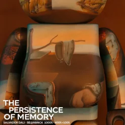 400% + 100% Bearbrick Salvador Dali The Persistance of Memory