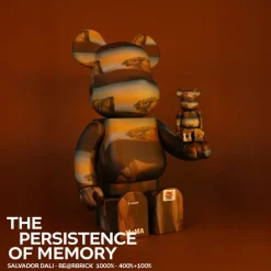 400% + 100% Bearbrick Salvador Dali The Persistance of Memory