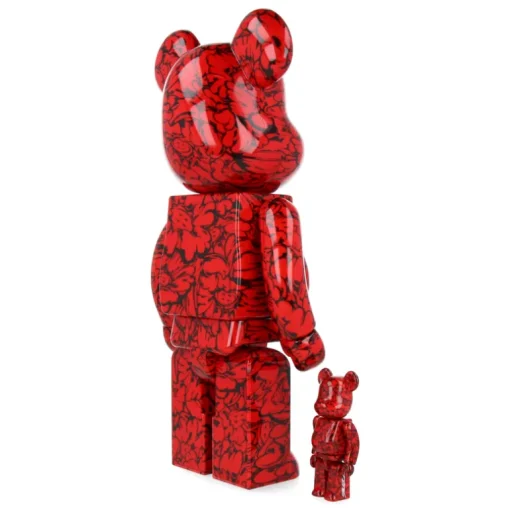 400% + 100% Bearbrick Shun Sudo - Mr Scarlet