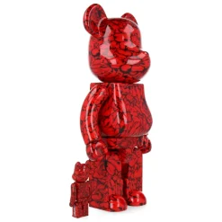 400% + 100% Bearbrick Shun Sudo - Mr Scarlet