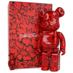400% + 100% Bearbrick Shun Sudo - Mr Scarlet