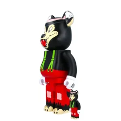 400% + 100% Bearbrick The Big Bad Wolf
