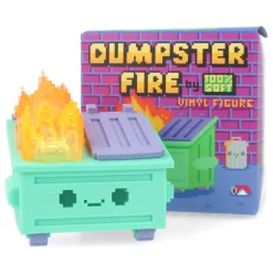 8-Bit Dumpster Fire Vinyl Figure